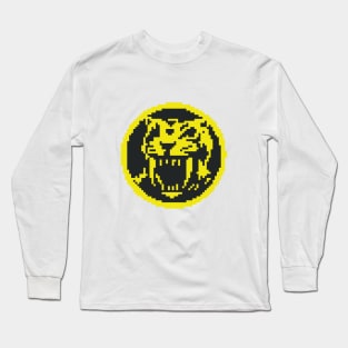 Yellow Ranger 8bit pixelart Long Sleeve T-Shirt